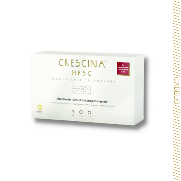 Crescina| Tratamento Completo 500 Homem 10 + 10