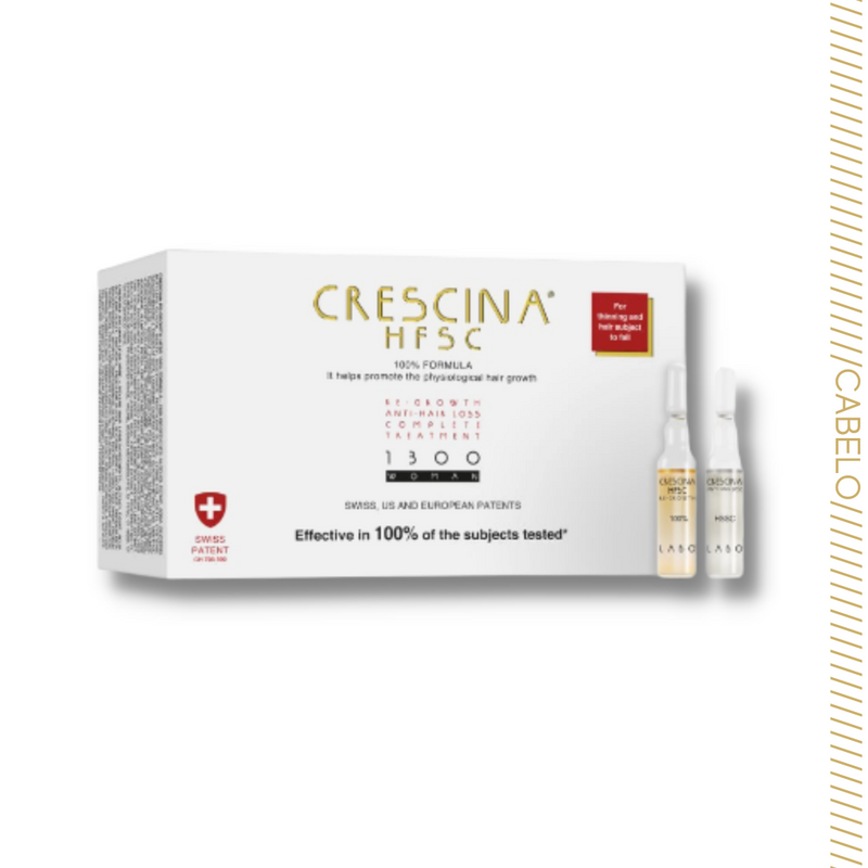 Crescina| Tratamento Completo 1300 Mulher 10 + 10