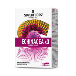 caixa do produto suplemento alimentar superfoods Echinacea sistema imunitário 